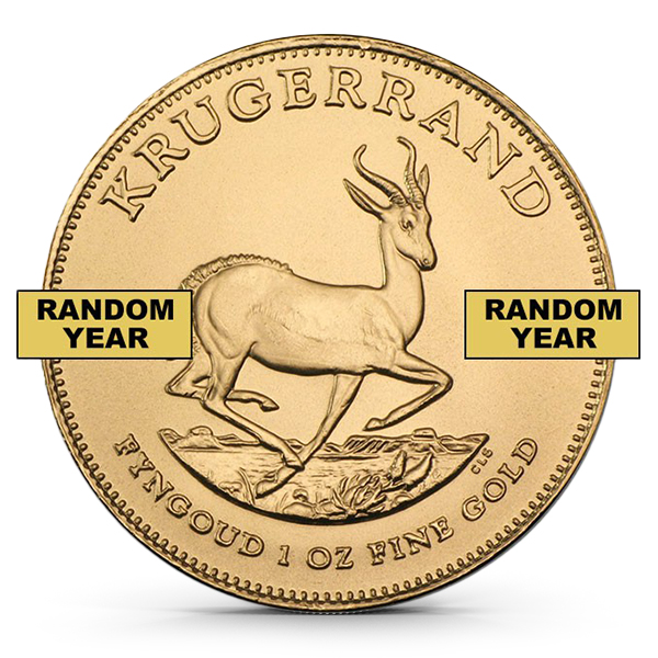 1 Oz South Africa Gold Krugerrand (Random Year)