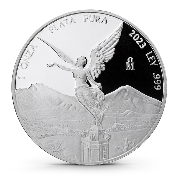2023 1 Oz Mexican Silver Libertad Coin Proof BU - Monument Metals