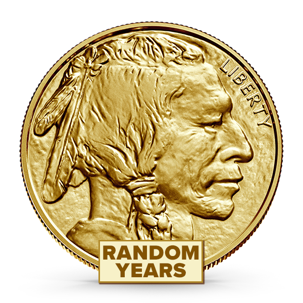 Buy Random Date American 1 Oz 24K Gold Buffalo Coin | Monument