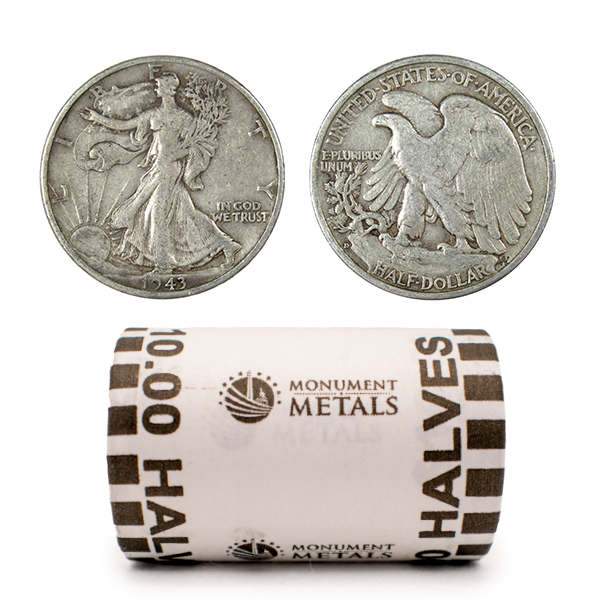 Random Year Walking Liberty Half Dollar 90% Pure Circulation