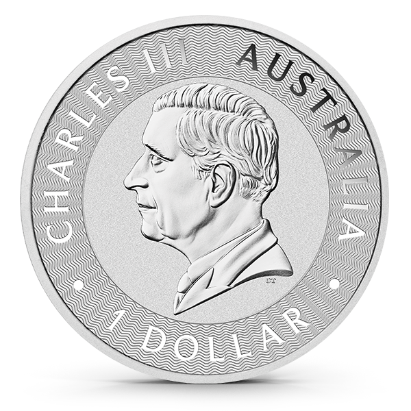 Buy the 2025 1 Oz Australian Silver Kangaroo (BU) Roll/Tube