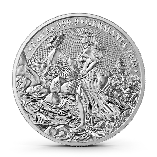 Buy the 2024 2 Oz Germania Silver Coin (BU) | Monument Metals