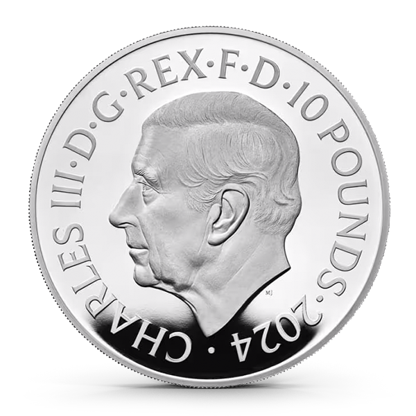 2024年　ベートーヴェン銀貨　1オンス　TEP 2024年 (新品) セントヘレナ「女神キュベレー」純銀 1オンス