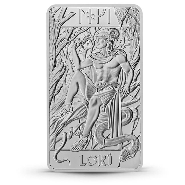 Buy the 10 Oz Royal Mint Great Britain Norse Gods - Loki .9999