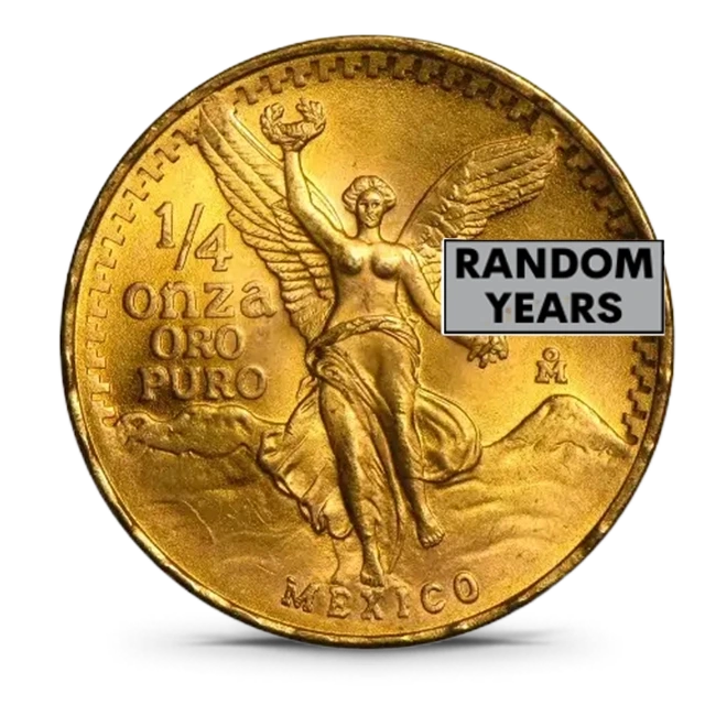 Buy the 1/4 Oz Mexican Gold Onza/Libertad BU or Proof (Random Year