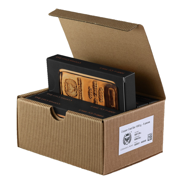 Buy the Germania Mint Kilo Copper Bar (New) | Monument