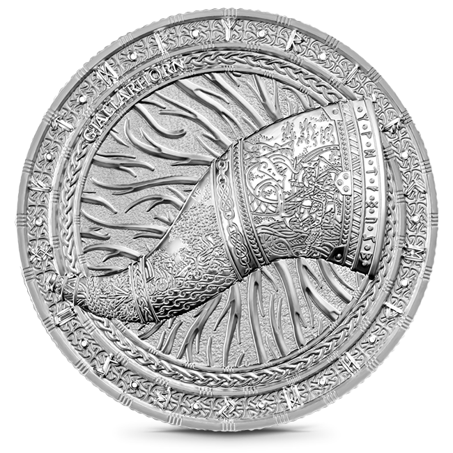 2024 Germania Artefacts: Gjallarhorn 1 oz Silver Round (BU