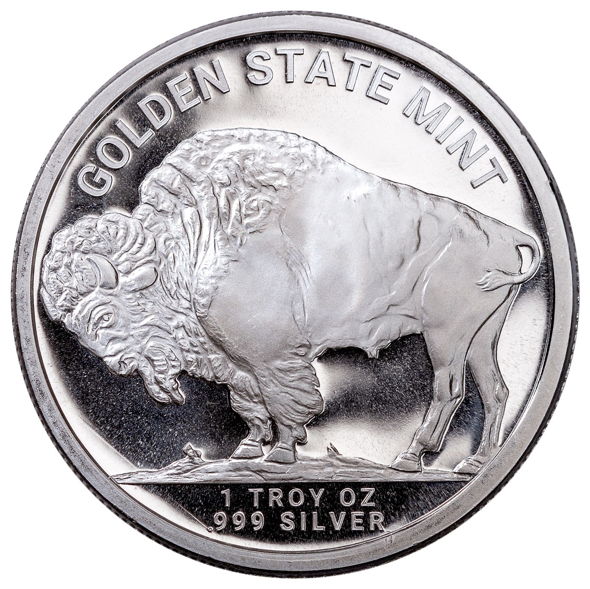 Buy the 1 Oz Silver Round | Golden State Mint Buffalo Design (New