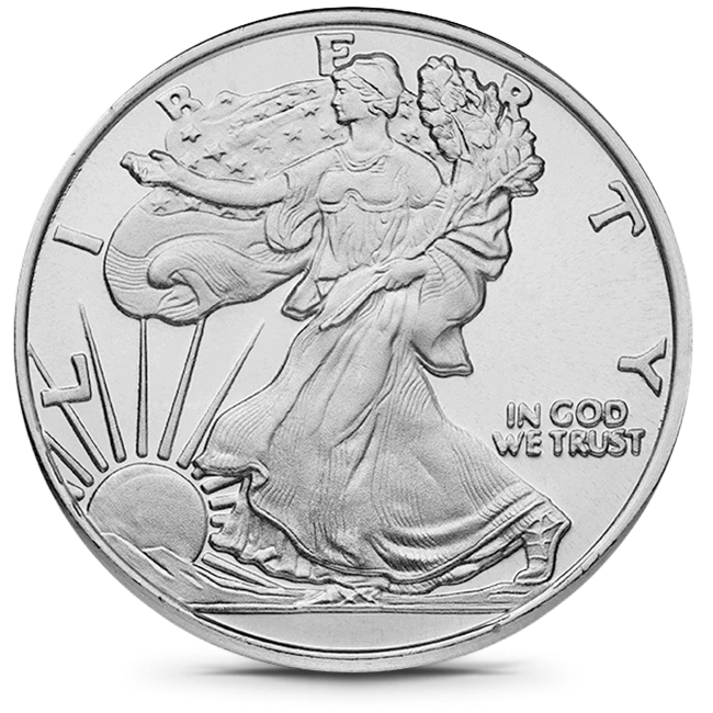 Buy Highland Mint (HM) 1 Oz Walking Liberty Silver Round