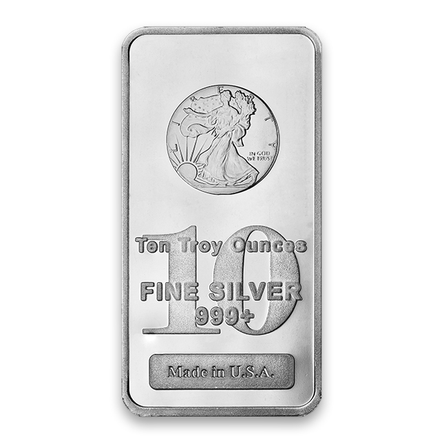 Buy Highland Mint (HM) 10 Oz Walking Liberty Silver Bar - Monument