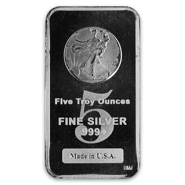 Buy Highland Mint (HM) 5 Oz Walking Liberty Silver Bar - Monument