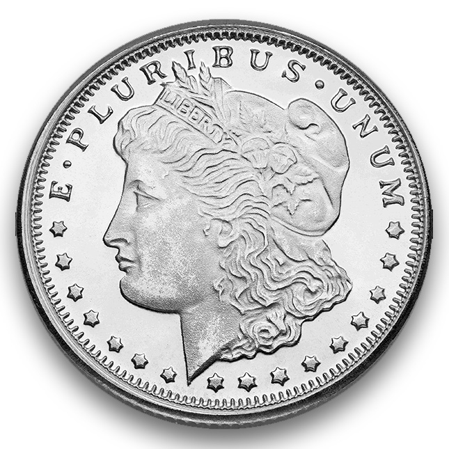 AORファン必携! Hotel / Half Moon Silver レコード Buy Highland Mint (HM) 1/4 Oz Morgan Design Silver Round