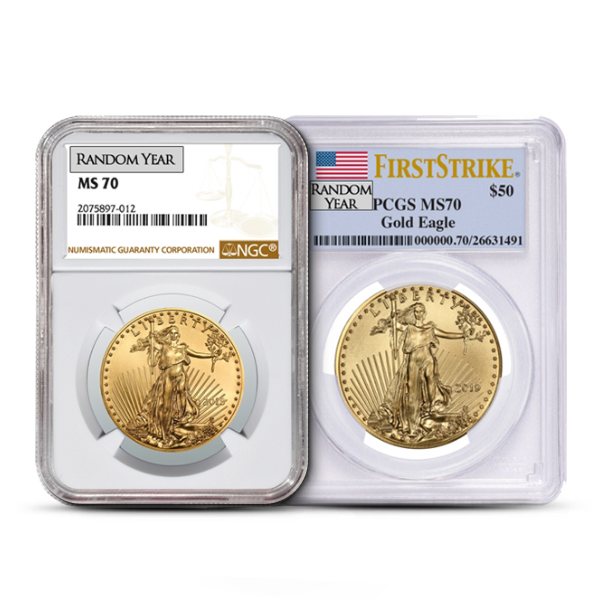 Buy the 1 Oz American Gold Eagle PCGS/NGC MS70 (Random Year