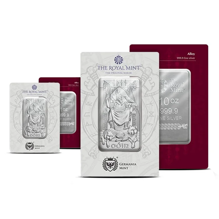 10 Oz Royal Mint Norse Gods - Odin .9999 Silver Bar | Limited