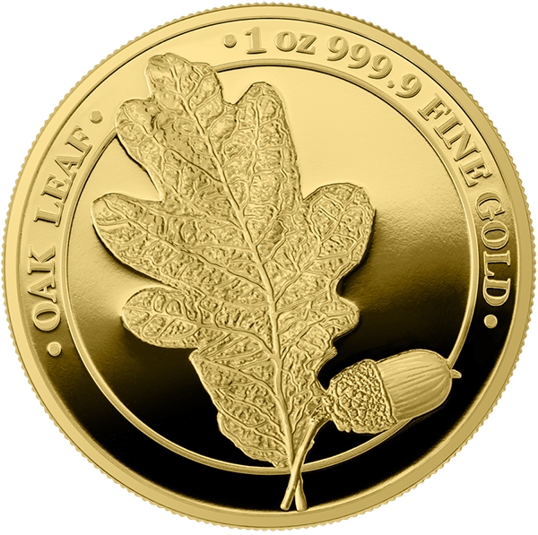 Buy the 1 oz Gold Round | The Oak Leaf 2019 (Proof) | Monument