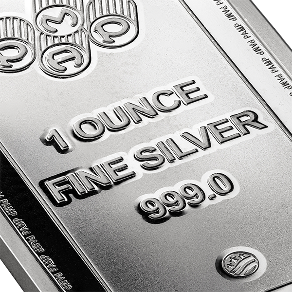 Buy PAMP 1 oz Pure Silver Bar (New) Online | Monument Metals