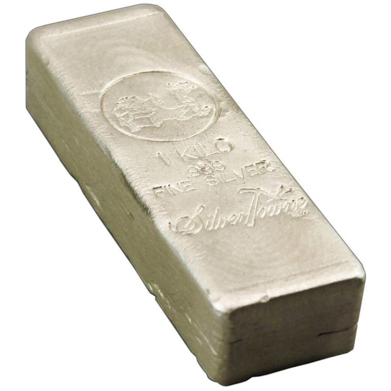 SilverTowne Poured | Kilo (32.15 oz) Silver Bar
