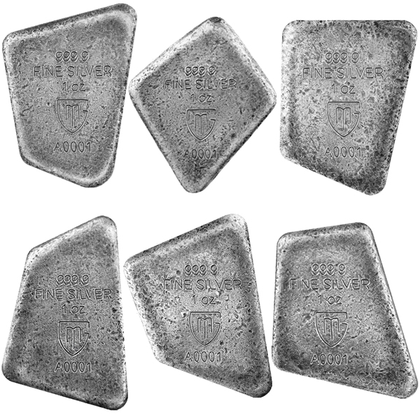 Dial For Citizen 8110 Cal. octagonal Bullhead Silver white