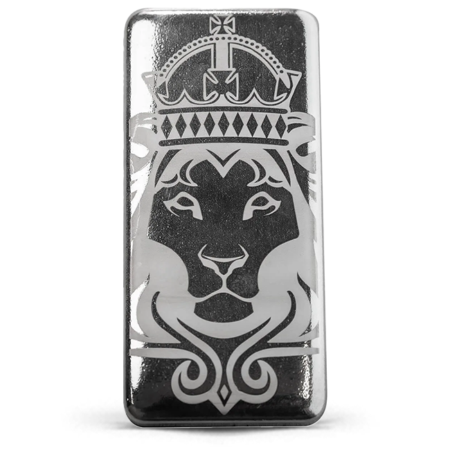 Buy the Scottsdale Mint | Kilo (32.15 Oz) Lion Silver Cast Bar
