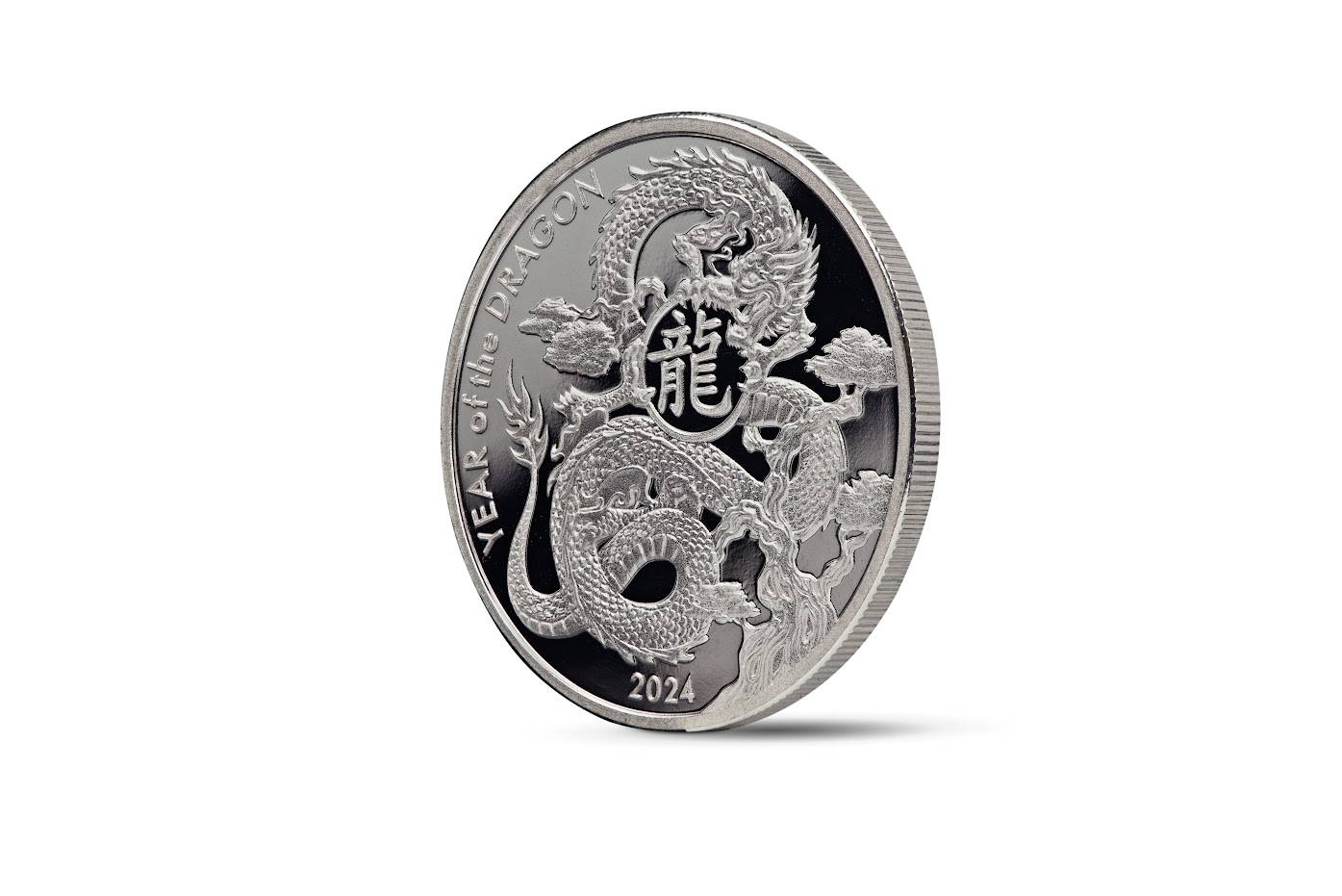 Buy the 2024 Asahi Lunar Dragon 1 Oz Silver Round (New) | Monument