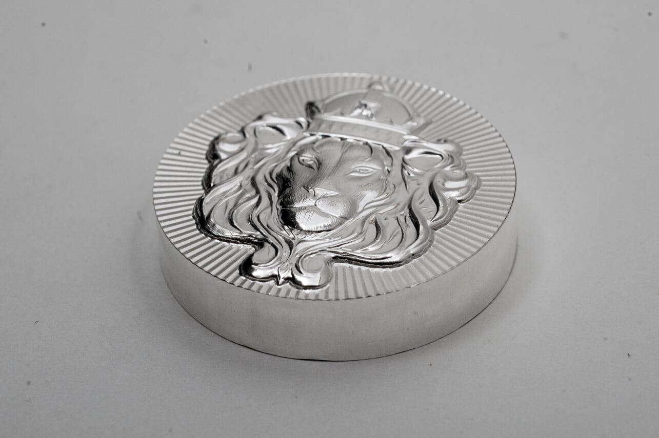 Buy the Scottsdale Mint 100 Gram Silver Stacker Round