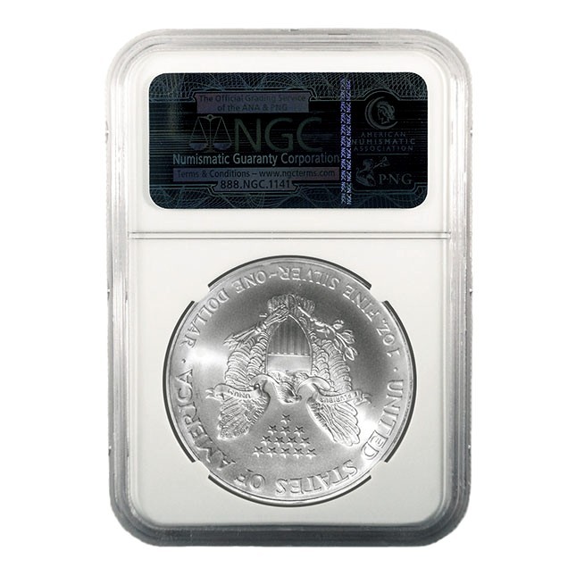 1987 1 Oz American Silver Eagle NGC MS69 | Monument Metals