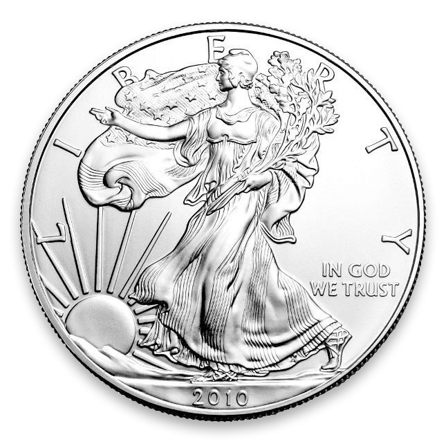 Buy 2010 1 Oz American Silver Eagle Brilliant Uncirculated (BU