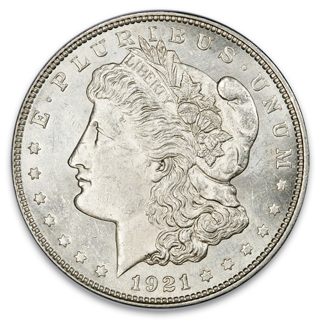 Buy 1921 Morgan Silver Dollar Coin BU - Monument Metals